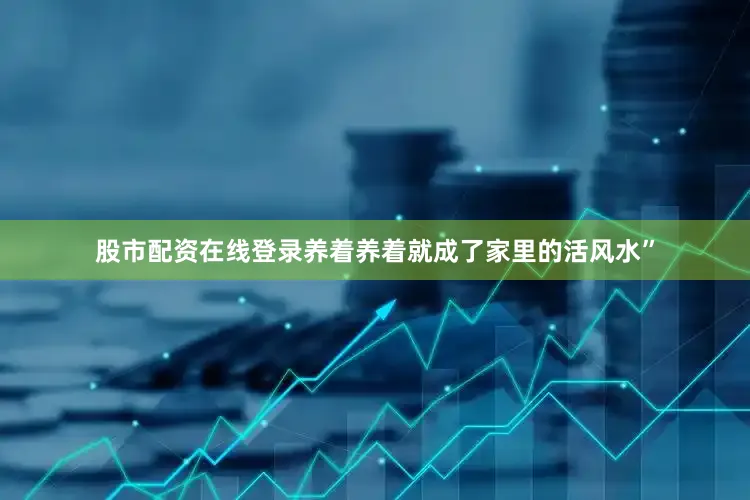 股市配资在线登录养着养着就成了家里的活风水”